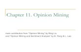 Chapter 11. Opinion Mining