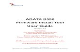 ADATA S596 Firmware Install Tool User Guide