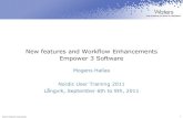 New features and Workflow Enhancements Empower 3 Software