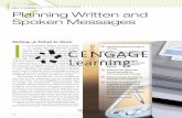 Planning Written and Spoken Messages - Cengage Learning