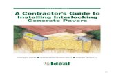 PAVERS BY IDEAL A Contractorâ€™s Guide to Installing Interlocking
