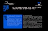 ANALYSISCHINA THE REFORM OF CHINAâ€™S DEFENCE ECONOMY