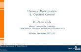 Dynamic Optimization 5. Optimal Control - Startseite TU Ilmenau