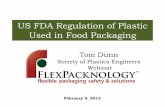 US FDA Regulation of Plastics used in food packaging
