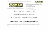 AQ1B Underwater Metal Detector User Manual