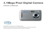 4.1Mega Pixel Digital Camera - Vivitar