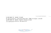SWIFT MT940 Customer Statement Message and SWIFT MT942 Transaction