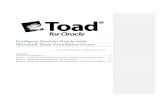 Configure Toad for Oracle with Microsoft Team Foundation Server