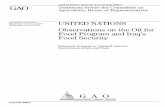 GAO-04-880T United Nations: Observations on the Oil for Food