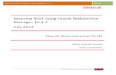 Securing REST using Oracle WebService Manager 12.1.2 July 2013