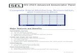 SEL-2523 Advanced Annunciator Panel