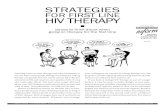 STRATEGIES FOR FIRST LINE HIV THERAPY