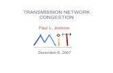 TRANSMISSION NETWORK CONGESTION