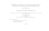 Quality of Service and Asynchronous Transfer Mode in IP Internetworks