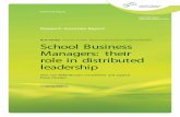 School Business Managers: their role in distributed leadership