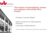 The Impact of Cyberstalking: review and analysis of the ECHO Pilot