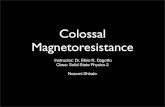 Colossal Magnetoresistance - Dagotto Group Homepage