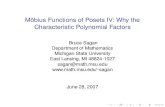 M¶bius Functions of Posets IV: Why the Characteristic Polynomial