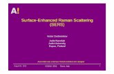 Surface-Enhanced Raman Scattering (SERS)