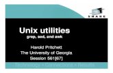 Unix utilities - Linux/VM