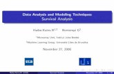 Data Analysis and Modeling Techniques - Survival Analysis