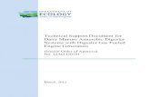Technical Support Document for Dairy Manure Anaerobic Digester Systems with Digester Gas
