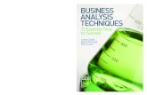 BUSINESS ANALYSIS TECHNIQUES - BCS - BCS - The Chartered Institute