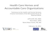Health Care Homes and Accountable Care Organizations