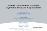Mobile Dependable Wireless Systems in Space Applications