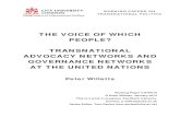THE VOICE OF WHICH PEOPLE? TRANSNATIONAL ADVOCACY NETWORKS AND