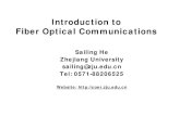 Introduction to Fiber Optical Communications