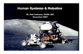 Human Systems & Robotics - NASA