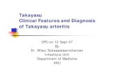 Clinical features and diagnosis of Takayasu arteritis