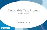 Decodable Text Project - Rhode Island · 2019. 2. 14. · Argument in support of decodable readers • Students from language-rich homes more likely to make inferences about sounds