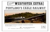 October 2014 Portland’s Cable Railway Extra-10-14.pdf · 2014. 10. 14. · During January 1890, just as Portland’s first electric streetcars began running along Second Street,