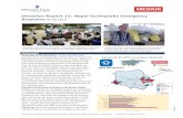 Situation Report 11: Nepal Earthquake Emergency Response 06.08 · 2019. 10. 2. · Situation Report Nepal Earthquake response (Mission East / Medair) – update 6 August 2015 e 1