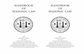 HANDBOOK OF MASONIC LAWstjameslodge47.org/.../09/Handbook-of-Masonic-Law-2019.pdf · 2021. 6. 13. · handbook of masonic law the grand lodge of the state of louisiana free and accepted