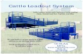 Cattle Loadout System - 72.52.156.12972.52.156.129/~teslaam1/web/wp-content/uploads/2018/05/cattle... · Te Slaa Loadout System is constructed from sturdy 2in x 3in and 2in x 2in