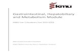 Gastrointestinal, Hepatobiliary and Metabolism Module · 2021. 7. 13. · Gastrointestinal, Hepatobiliary and Metabolism Module MBBS Year-2 ... Explain research ethics, research misconduct