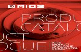 PRODUCT CATALOGUE PRODUCT MIOS PRODUCT CATALOGUE - … · 2021. 1. 19. · 3 ABOUT US Über uns / O Nas MIOS was born 60 years ago from the passion of brothers Franco and Giuseppe