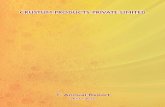CRUSTUM PRODUCTS PRIVATE LIMITED - Viceroy Hotels data/SUBSIDIARIES... · 2018. 2. 8. · crustum products private limited annual report 2012 annexure to compliance certificate for