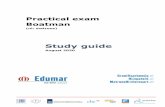 Study guide Practical exam Boatman aug 2020 ENG · 2020. 8. 21. · Practical examBoatman -3-Edumar study guide - 2020 1.1 Practical trainingBoatman Edumar is accredited by the CCV