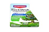 12 Month T Tree ree Shrrub · 2021. 8. 3. · of 40 inches. 40 x 0.75 = 30 then multiply 30 x (0.46 grams ai) 1/4 cup = (13.8 grams ai) 7 1/2 cups. Shrubs: Measure the height of the