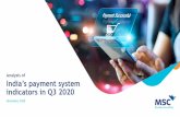 Analysis of payment system indicators in India for Q3 2020 ......application for periodic payments, such as recharges, utility bills, EMI payments, among others. At present, Google