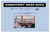 DIRECTORY 2020-2021 PPSD Directory... · 2021. 4. 13. · William “Kemper” McDowell, Executive Director of Family & Community Engagement Front Desk # (973) 321-0881 SUPERINTENDENT’S