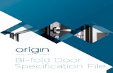 Bi-fold Door Specification FileJun 13, 2014  · The Origin Bi-fold Door can be manufactured in over 150 different RAL colors, as well as a split color option. Additionally, Origin