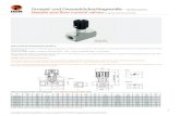 Drossel-und Drosselrückschlagventile - Needle and flow ...€¦ · Leakage rate according DIN 3230 part 3 - rate 2 standard, rate 1 on request. The shut-off and control function