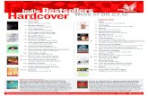 Indie Bestsellers HardcoverWeek of 08.23 · 2012. 8. 23. · The Country Bookshop, Southern Pines, NC Hardcover Indie Bestsellers Week of 08.23.12 Wild 2. Unbroken Laura Hillenbrand,