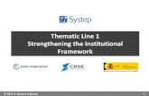 Thematic Line 1 Strengthening the Institutional Framework Line 1...2021/05/05  · A. Navarro, H Rudnick and R. Moreno, Challenging of distribution Ratemaking in latín America, PES