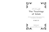 TI04 taleem 4 - IslamEasyThe Teachings of Islam – Part IV 1 Teachings of Islam∗ PART IV In the name of Allâh, the Beneficient, the Merciful We praise Allâh, the Most High, Most